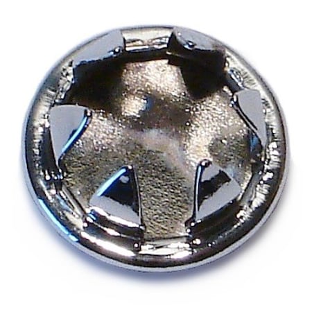 Midwest Fastener 1/2" Chrome Plated Steel Hole Plugs 10PK 79901